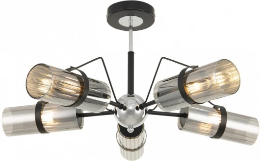 320207/5 BK.CR Потолочная люстра на штанге Arte Milano Napoli-320207 320207/5 BK.CR (220V)