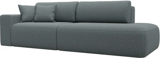 124221L Диван прямой Лига-036 НПБ Модерн подлокотник слева Лига Диванов (Рогожка) арт.124221L