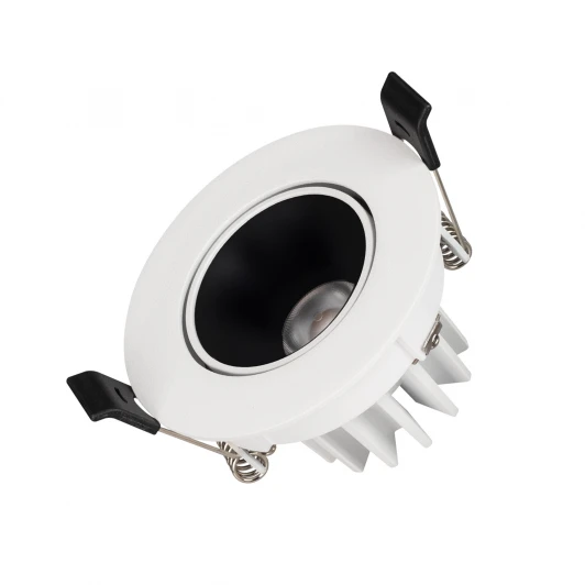 035448(1) Встраиваемый точечный светильник MS-FORECAST-BUILT-TURN-R82-8W Warm3000 (WH-BK, 32 deg, 230V) (Arlight, IP20 Металл) 035448(1) (LED)