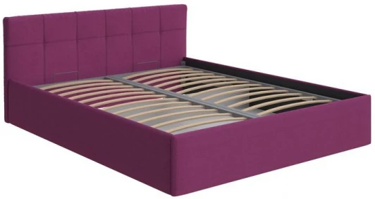 2029009 PROxSON Кровать Domo с бельевым ящиком (Ткань: Рогожка Savana Berry (фиолетовый)) 140x200