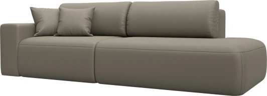 127709L Диван прямой Лига-036 НПБ Модерн подлокотник слева Лига Диванов (Экокожа) арт.127709L