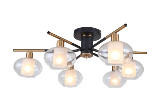 FR5073PL-06B Потолочная люстра на штанге Freya Inga FR5073PL-06B