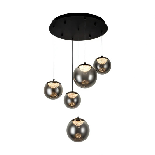 ML.2338.5 BK Подвесной светильник светодиодный с пультом с регулировкой цветовой температуры Modelux ML.2338.5 BK