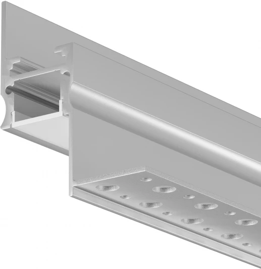 636013 Алюминиевый профиль световая линия встраиваемый под гипсокартон скрытого монтажа 41x51 (Серебро, 2 м), ALM-4151-S-2M 636013 Maytoni 636013