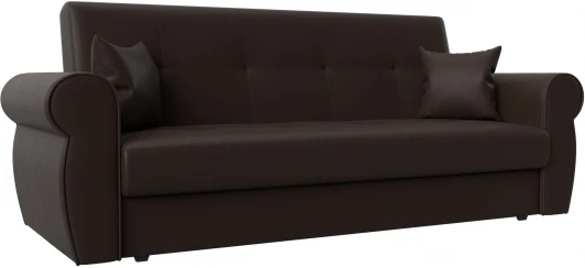 118384 Диван-книжка Лига-019 (Коричневый/Экокожа) Лига Диванов арт.118384