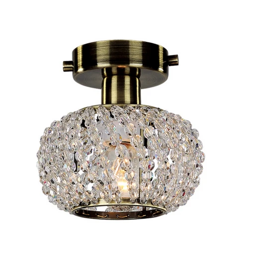 1391-1U Потолочный светильник круглый Favourite Sternchen 1391-1U (220V, хрусталь K9)