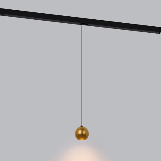 85040/01 Трековый светильник магнитный 5W 4200K Event (латунь) Elektrostandard Slim Magnetic 85040/01 (LED, 48V, шар)