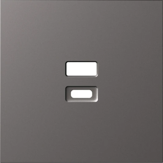 DS28645 Накладка для розеток USB, матовый титан Donel S08 DS28645