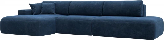127747L Диван угловой Лига-036 НПБ Модерн Лонг левый угол Лига Диванов (Велюр) арт.127747L