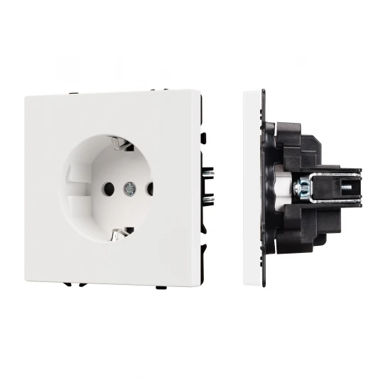 054276 Механизм электрической розетки SCT-NOBE-MEU1-SFPL-WH (230V, 16A) (Arlight) 054276