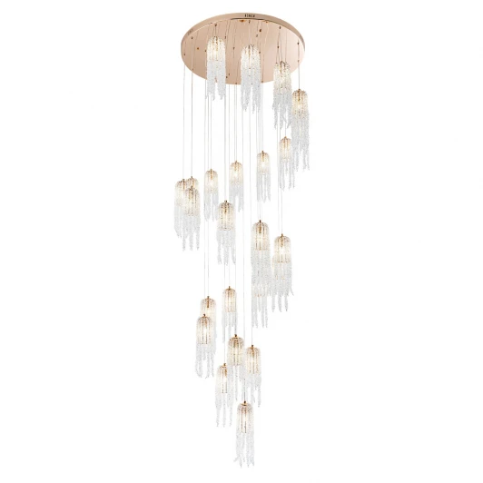 ML.6688.25 GD Подвесная люстра хрустальная Modelux MODELUX ML.6688.25 GD