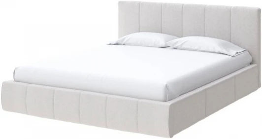 1897422 PROxSON Кровать Varna Grand без основания (Ткань: Рогожка Savana Milk (молочный)) 160x200