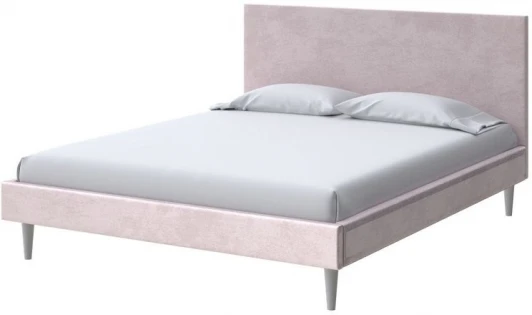 2022761 PROxSON Кровать Claro (Ткань: Велюр Teddy Лунный) 140x200