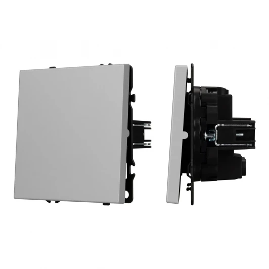 059429 Механизм выключателя одноклавишный перекрёстный SWT-NOBE-MKX1-SFPL-IS (230V, 10A) (Arlight, Никель) 059429