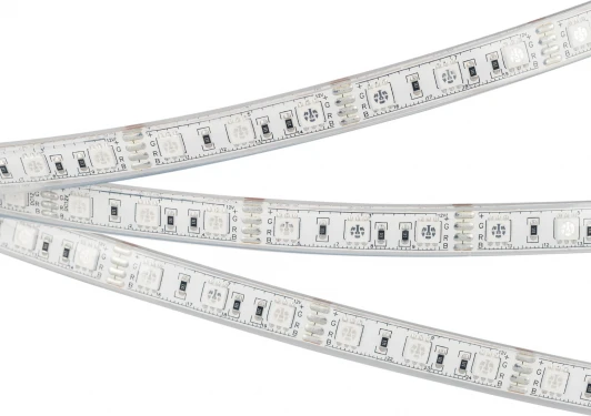029599(3) Светодиодная лента герметичная RTW-PU-B60-12.5mm 12V RGB (14.4 W/m, IP68, Wire 2m, 5m) (Arlight, -) 029599(3)