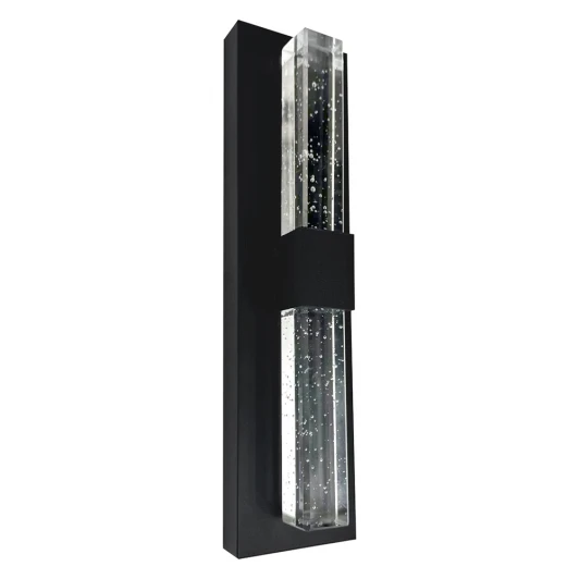 53094 Настенный уличный светильник светодиодный DH2202 10W 3000К, черный Feron Катар 53094