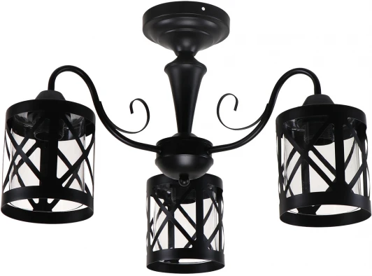 MD.3987-3-S BK Потолочная люстра на штанге MD.3987-3-S BK