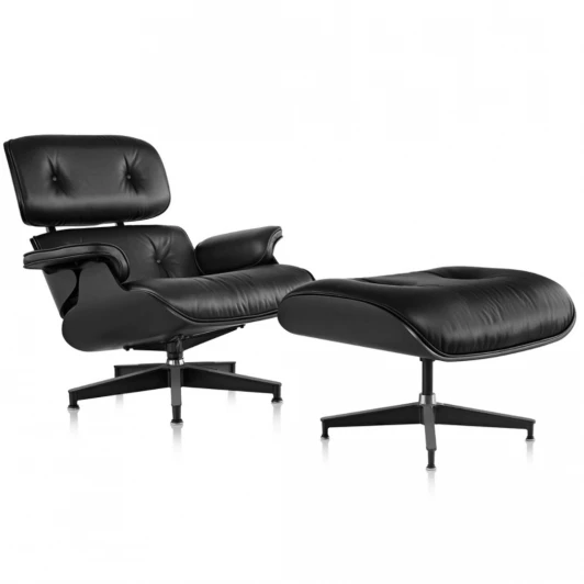 S00689 Кресло Eames Style Lounge Chair Ottoman