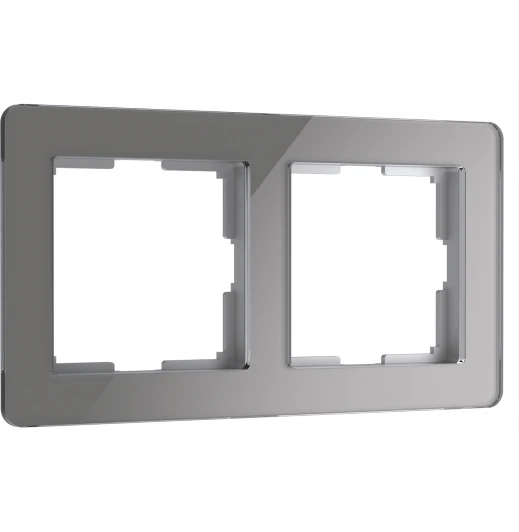 W0022704 Рамка на 2 поста Acrylic (графит) Werkel W0022704 (a059321)
