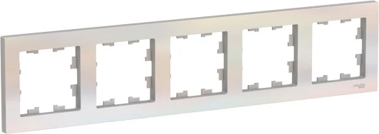 ATN000405 Рамка на 5 постов (жемчужный) Systeme Electric AtlasDesign ATN000405