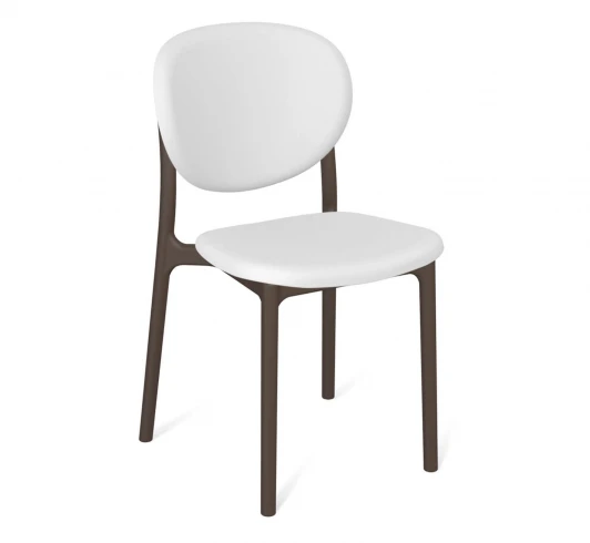 4179116607 Стул Sheffilton SHT-S180 белый/коричневый 4179116607