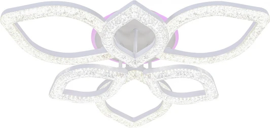 10289/6LED BL Потолочная люстра светодиодная Escada Aquarius 10289/6LED BL 100Вт, с ПДУ, металл/акрил, белый/прозрачный (220V)