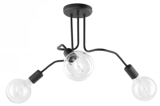 670/3 CZA Потолочная люстра Lampex Sebastiano 670/3 CZA