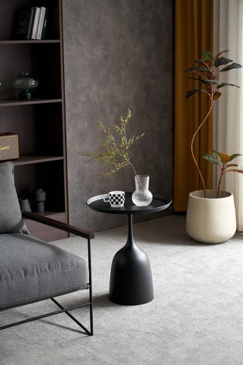 BAJ-T09Zblack matt Стол журнальный BAJ-T09Z черный матовый ESF 5698