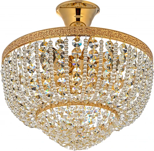 Favola E 1.3.30.502 G Потолочная люстра буше Arti Lampadari Favola E 1.3.30.502 G (220V, хрусталь)