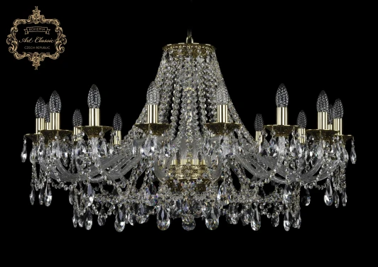41.25.16.360.GB.Sp Подвесная люстра с хрустальными подвесками Art Classic 41.25 41.25.16.360.GB.Sp