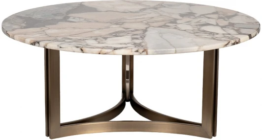 58DB-07035 Стол журнальный d90*38см Garda Decor арт.58DB-07035