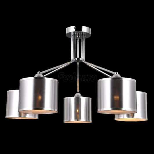 75092/5C CHROME Люстра потолочная Natali Kovaltseva Esprit, 5 плафонов, хром с серебром