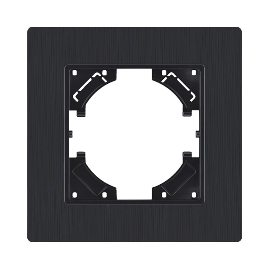 EP1BM Рамка 1-постовая черный матовый Kollinger Eleganz Plex EP1BM