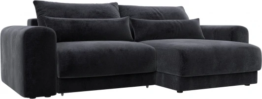129153 Диван угловой Лига-056 НПБ угол универсальный Лига Диванов (Велюр) арт.129153