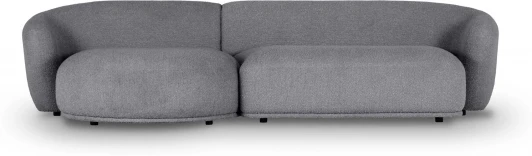 851162 Диван Fabro ОГОГО (арт.851162), (Букле,Ткань/Темно-серый)