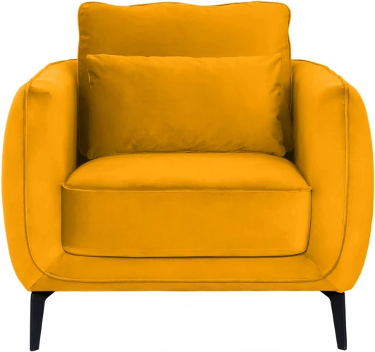 342701 Кресло Amsterdam ОГОГО (арт.342701), (Ткань/Желтый)