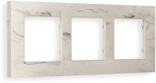 AF930603 Рамка Ambrella Volt ALFA Grand (Серо-бежевый мрамор) 3-ая AF930603