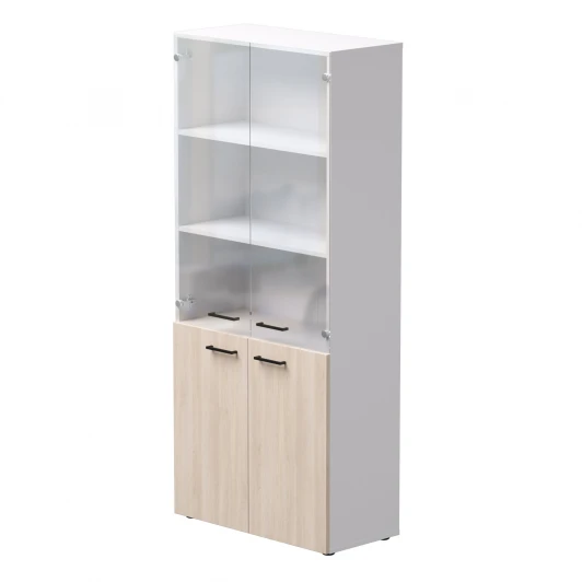 254H004W3DY Шкаф комбинированный Everprof EVO (ЭВО) 800х383x1835 Белый/Дуб Соната 254H004W3DY