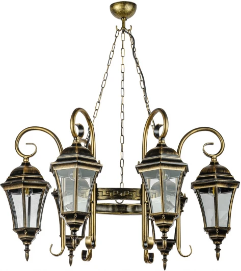 91370S/6/18 st 40 Gb Уличный светильник подвесной Oasis Light ASTORIA 1 S 91370S/6/18 st 40 Gb (220V, на цепи, фонарь, IP44)