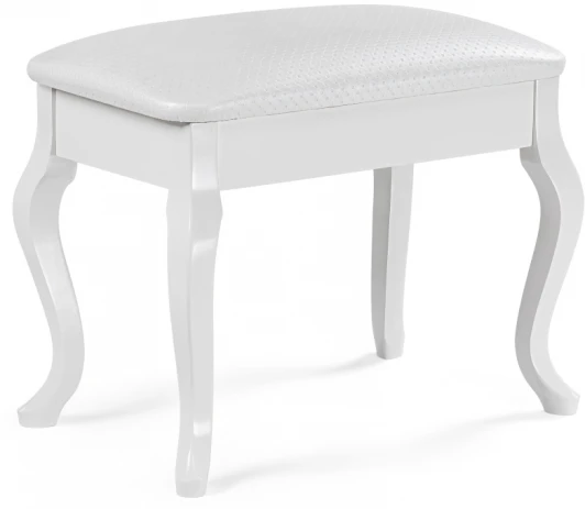 515162 Банкетка Лусте белый / кожзам пунто 515162 Woodville