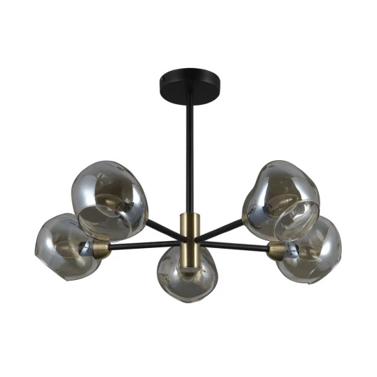 SF4003/5C-BK-AB Потолочная люстра Seven Fires Borno SF4003/5C-BK-AB