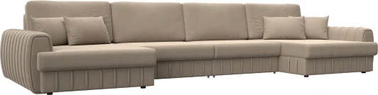 129326 Диван П-образный Лига-057 НПБ Лонг Лига Диванов (Велюр) арт.129326