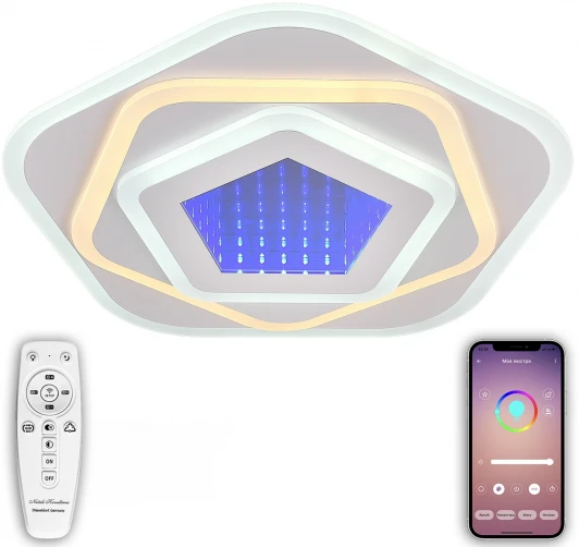 HIGH-TECH LED LAMPS 82034 Потолочная люстра Natali Kovaltseva Led HIGH-TECH LAMPS 82034