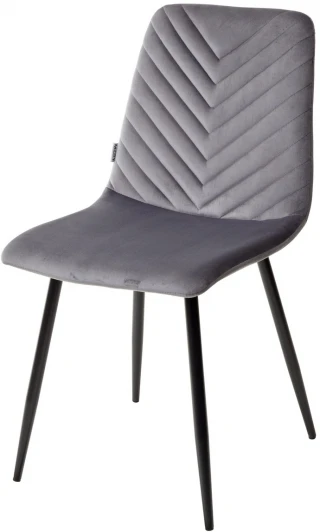 628M03399 Стул DUKE BLUVEL-14 GREY, велюр