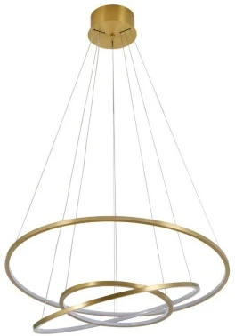 15303N/S brass Подвесной светодиодный светильник ярусный Newport 15000 15303N/S brass (220V, на проводе, кольцо)