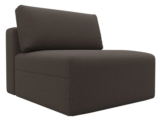 129724 Модуль диван Лига-060 НПБ (ЛДСП,Брус,Фанера,Рогожка/Коричневый) Лига Диванов 129724