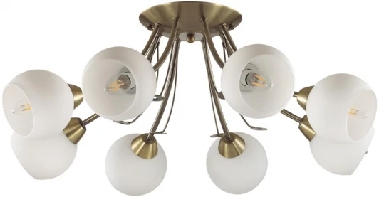 5265/8C Люстра потолочная Tula 5265/8C античная латунь E14 8*40W