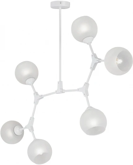 V3790-0/6PL Потолочная люстра на штанге Vitaluce V3790-0/6PL, 6xE27 макс. 40Вт V3790-0/6PL (220V, шарики, молекулы)