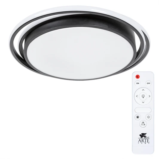 A2688PL-1BK Потолочный светильник круглый Arte Lamp Sonny A2688PL-1BK (LED, 220V, пульт управления, круглые)