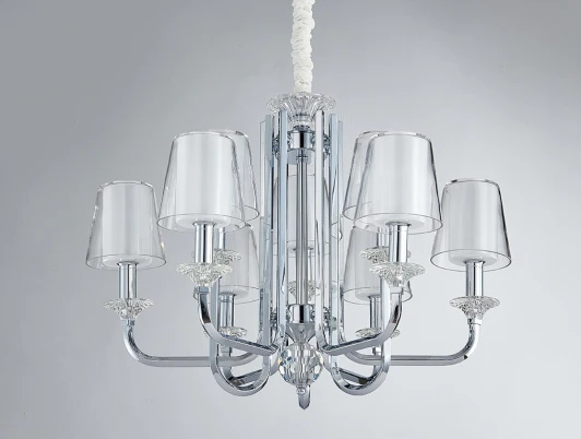 4606+3/C chrome Подвесная люстра Newport 4600 4606+3/C chrome